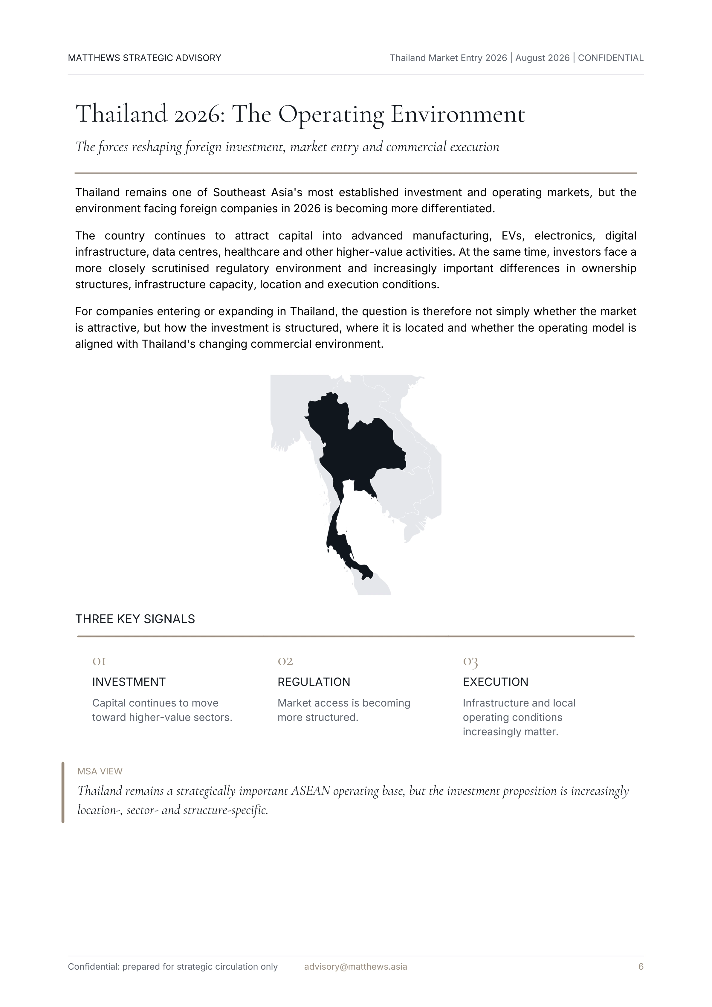 BOI pathway timeline Thailand 2026 - sample page from Thailand Market Entry 2026 report